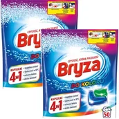 Środki do prania - Bryza Kapsułki do prania 4 w1 Color 100 szt - miniaturka - grafika 1