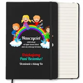 Notesy i bloczki - NOTES W LINIE 120 STRON CZARNY PREZENT DLA WYCHOWAWCY DZIEŃ NAUCZYCIELA WZ - miniaturka - grafika 1