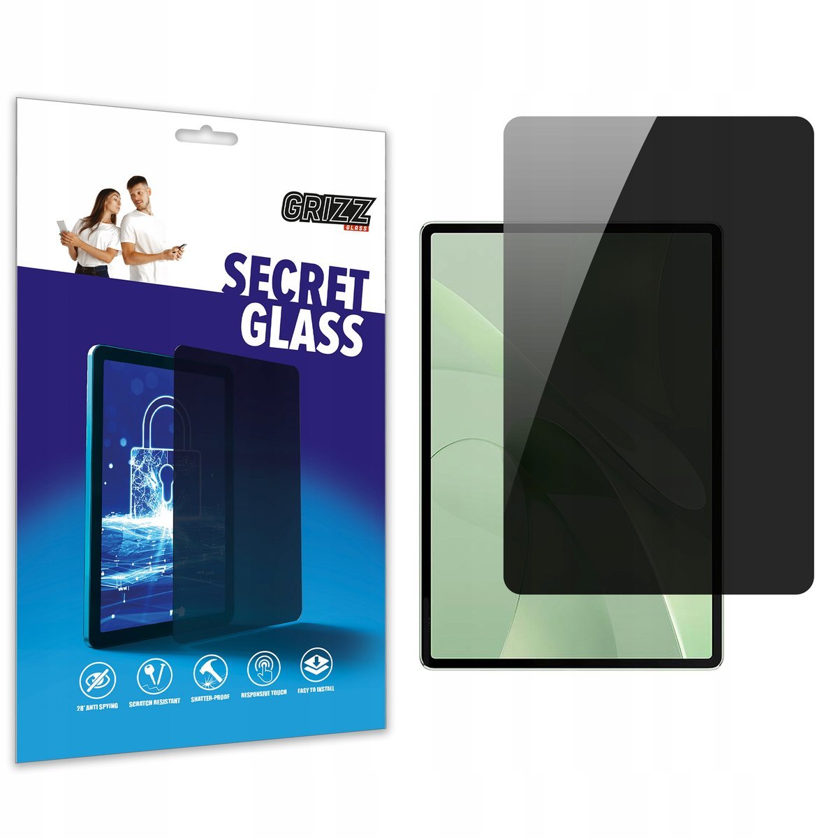 2x Szkło prywatyzujące GrizzGlass SecretGlass do Huawei MatePad 12 X