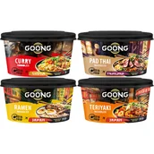 Dania dla dzieci - Goong Noodles Danie instant 90 g - MIX smaków: Z sosem Curry, Pad Thai, Ramen, Teryiaki - miniaturka - grafika 1