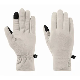 Rękawice polarowe Jack Wolfskin REAL STUFF GLOVE dove - S - Rękawiczki - miniaturka - grafika 1