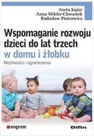 Podręczniki dla szkół wyższych - Wspomaganie rozwoju dzieci do lat trzech w domu i żłobku. Możliwości i ograniczenia - Jegier Aneta, Mikler-Chwastek Anna, Piotrowicz Radosław - książka - miniaturka - grafika 1