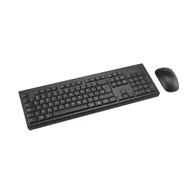 Zestawy myszka + klawiatura - Kensington KM150 EQ klawiatura Dołączona myszka Biuro RF Wireless QWERTY Amerykański międzynarodowy Czarny - miniaturka - grafika 1