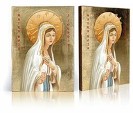 Ikony i obrazy sakralne - Ikona religijna Matka Boża z Lourdes - Francja - miniaturka - grafika 1