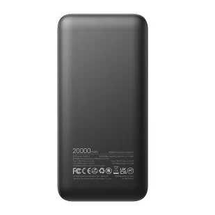 Powerbank Joyroom 20000mAh 2.4A 2x USB-A 1x USB-C - czarny - Powerbanki - miniaturka - grafika 1