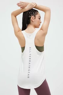 Koszulki sportowe damskie - Wrangler top ATG damski kolor biały - grafika 1