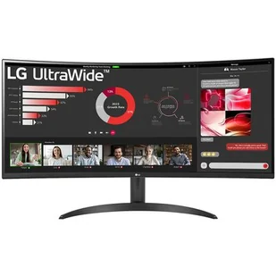 LG UltraWide 34WR50QC-B 34" 3440x1440px 100Hz Curved  - Monitory - miniaturka - grafika 1