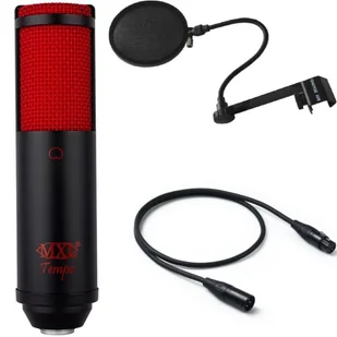 MXL TEMPO KR + Pop filtr + kabel 3m ♦ 30 DNI NA ZWROT ♦ GWARANCJA DOOR-TO-DOOR ♦ SZYBKA WYSYŁKA - Mikrofony estradowe - miniaturka - grafika 1