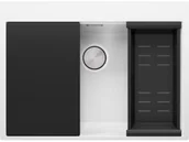 Zlewozmywaki - Primagran.pl Zlewozmywak kuchenny granitowy jednokomorowy bez ociekacza z dużą komorą XXL Oslo 70 Top MOOKW-X0#N+ACOL02-KC$G+ADC002-KC$G - miniaturka - grafika 1