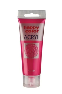 Happy Color Farba akrylowa, ciemno różowa, 75 ml, - Farby i media malarskie - miniaturka - grafika 2