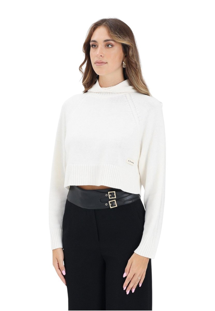 sweter kobieta AX-Armani 0767af13774 z cappuccio