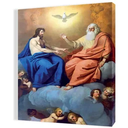 Obraz religijny na płótnie Święta Trójca - Ikony i obrazy sakralne - miniaturka - grafika 1