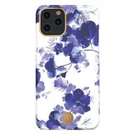 Etui i futerały do telefonów - Kingxbar Blossom etui ozdobione oryginalnymi Kryształami Swarovskiego iPhone 11 Pro wielokolorowy (Orchid) - Wielokolorowy - miniaturka - grafika 1