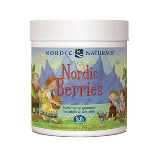 NORDIC NATURALS NORDIC NATURALS NORDIC BERRIES 120 ŻEL. - Żele i maści lecznicze - miniaturka - grafika 1