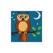 Pasmanteria - Ariadna, zestaw do haftu sowa - miniaturka - grafika 1