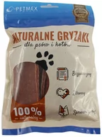 Przysmaki dla psów - PETMEX - Skóra wołowa z mięsem drobiowym rozmiar S 5szt. - miniaturka - grafika 1