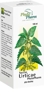 PhytoPharm KLEKA S.A Succus Urticae sok ze świeżego ziela pokrzywy 100 ml - Układ moczowy i płciowy - miniaturka - grafika 1