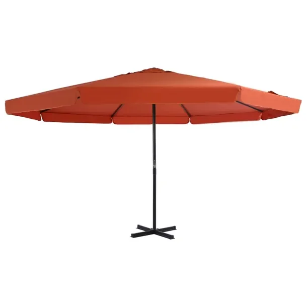 Parasol ogrodowy 500x385 cm terakota UV