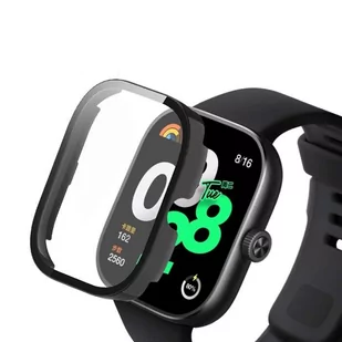 Etui + szkło 2W1 do Xiaomi Redmi Watch 4 czarne - Akcesoria do smartwatchy - miniaturka - grafika 1