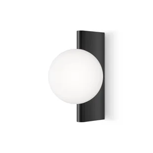 Elegancki czarny kinkiet Avant Garde z szklanym kloszem - Lampy ścienne - miniaturka - grafika 1