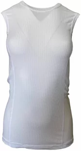 COOL t-shirt bez rękawów scampolo - damski .XS .biały - Koszulki sportowe damskie - miniaturka - grafika 1