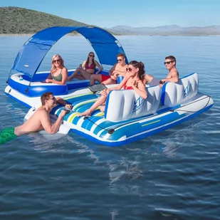 Bestway Cool rudy Tropical Breeze Island 389 x 274 cm, do pływania Wyspa 43105 - Pływanie - miniaturka - grafika 1