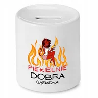 Skarbonki - Skarbonka Dla Palacza na Urodziny Imieniny Prezent z Nadrukiem ze Zdjęciem + Opakowanie na prezent (wzór 01) - miniaturka - grafika 1