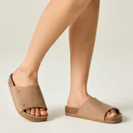 Klapki i japonki damskie - Regatta Klapki damskie Coasten Brązowy, Rozmiar: 38 - miniaturka - grafika 1