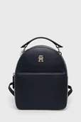 Plecaki - Tommy Hilfiger plecak damski kolor granatowy mały gładki - miniaturka - grafika 1