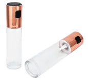 Domowy wyrób alkoholu - Butelka szklana z rozpylaczem do oliwy octu oleju z miedzianą zakrętką spray - miniaturka - grafika 1