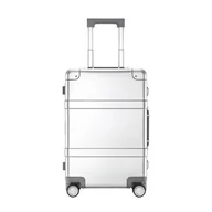 Walizki - Walizka kabinowa NINETYGO Metal 55cm srebrna - miniaturka - grafika 1