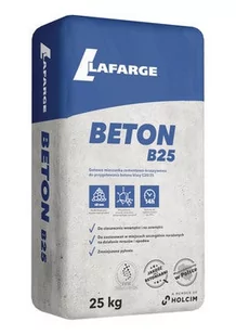 Gotowa sucha mieszanka Beton B-25 Lafarge 25 kg - Zaprawy budowlane - miniaturka - grafika 1