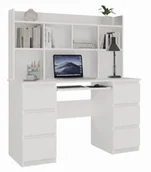 Biurka dla dzieci - Białe duże biurko z nadstawką E3-R28 - miniaturka - grafika 1