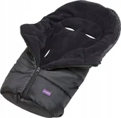 Akcesoria do wózków - Clevamama CLEVAMAMA universal footmuff, black, 3605 - miniaturka - grafika 1