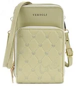 Portfele - TOREBKA na telefon LOVE kopertówka portfel T-11 mięta - miniaturka - grafika 1