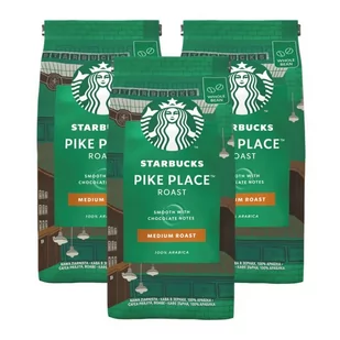 STARBUCKS Kawa ziarnista STARBUCKS Pike Place 3x200g 7879-uniw - Kawa - miniaturka - grafika 1