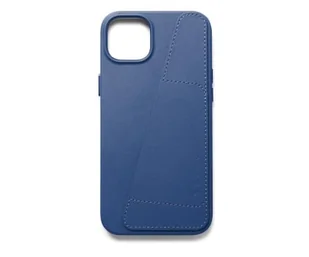 Mujjo FullLeatherWallet Case iPhone 14 Plus/15 Plus MagSafe blue - Etui i futerały do telefonów - miniaturka - grafika 1