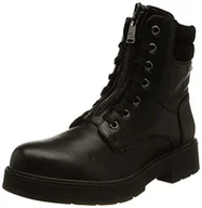 Botki damskie - Tom Tailor Damskie sztyblety 4293509, czarne, 38 UE - miniaturka - grafika 1