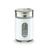 Młynki do soli i pieprzu - Zeller Zeller Młynek do przypraw ZELLER Biało-srebrny - miniaturka - grafika 1