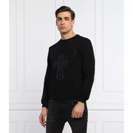 Bluzy męskie - John Richmond Bluza SWALLOT | Regular Fit - miniaturka - grafika 1