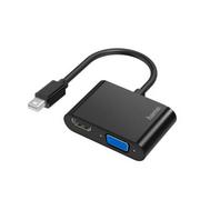 Adaptery i przejściówki - Hama Adapter Mini DisplayPort HDMI/VGA 0,08 m - miniaturka - grafika 1