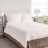 Pościel - Dekoria pl pl Komplet pościeli lnianej Linen 160x200cm white 160 x 200 cm 2 poszewki 80 x 70 cm 764-159-06 - miniaturka - grafika 1