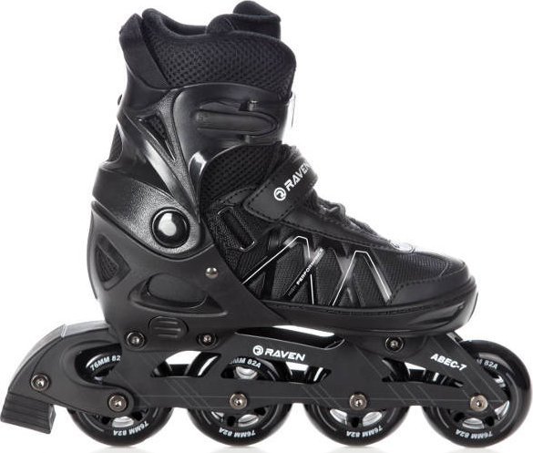 Rolki RAVEN Expert rekreacyjne regulowane czarne r. 37-40