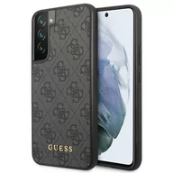 Etui i futerały do telefonów - Guess GUHCS23SG4GFGR S23 S911 szary/grey hardcase 4G Metal Gold Logo - miniaturka - grafika 1