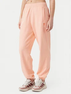 adidas Spodnie dresowe Essentials JD1525 Różowy Loose Fit - Spodnie sportowe damskie - miniaturka - grafika 1
