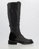 Kozaki damskie - Czarne kozaki - Venezia - miniaturka - grafika 1