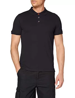 Koszulki męskie - CMP męska koszulka polo 3T60077, antracytowa czerwień pomarańczowa, 54 3T60077 - grafika 1