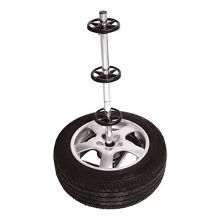 Carpoint Stojak na opony z pokrywą, aluminiowy, czarny - Akcesoria motoryzacyjne - miniaturka - grafika 1