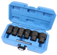 Klucze i nasadki - KS Tools BRILLIANT TOOLS BRILLIANT TOOLS BT026005 1/2" spiralny zestaw nasadek nasadowych, 21-32 mm 7-częściowy [Powered by KS Tools] BT026005 - miniaturka - grafika 1