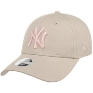 Czapki i chusty sportowe męskie - Czapka 9Forty Properties Uni Yankees by New Era, beżowy, One Size - miniaturka - grafika 1